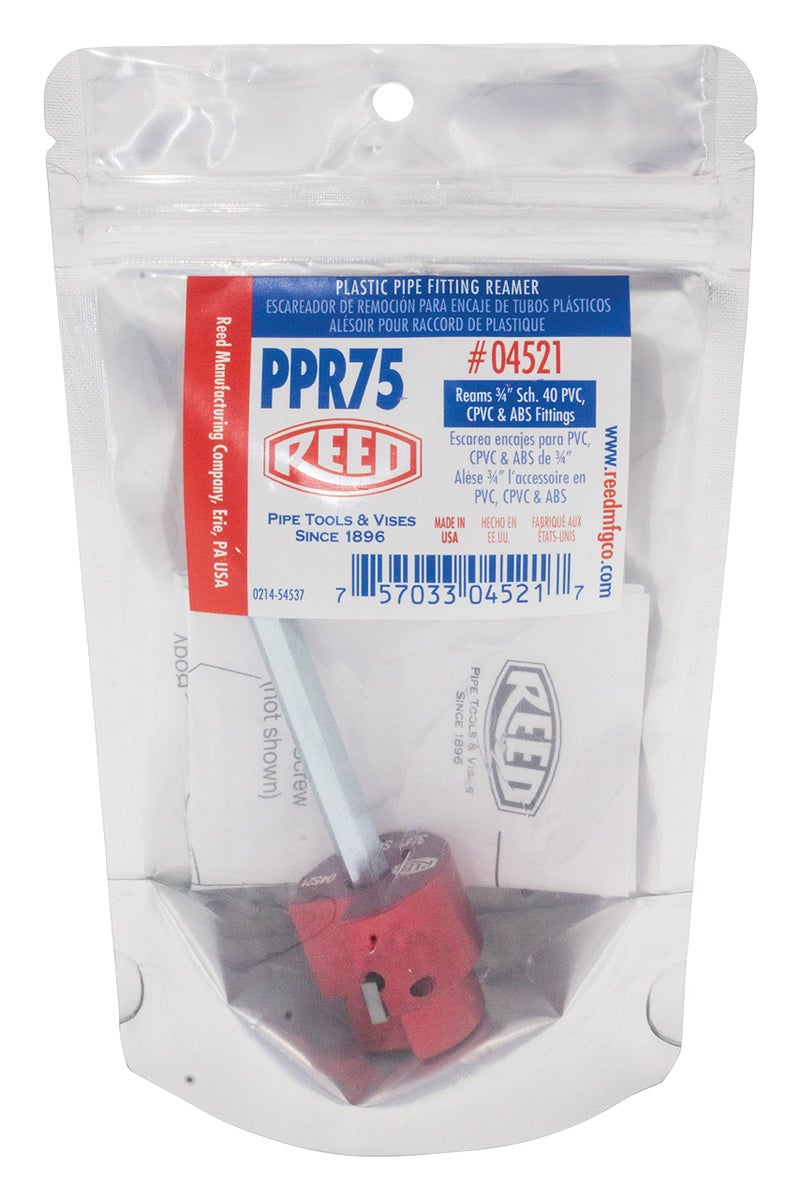 Reed Tool PPR75 Clean Ream Extreme with 1/4" Hex Shaft, 3/4" Head Aluminum - Image 2